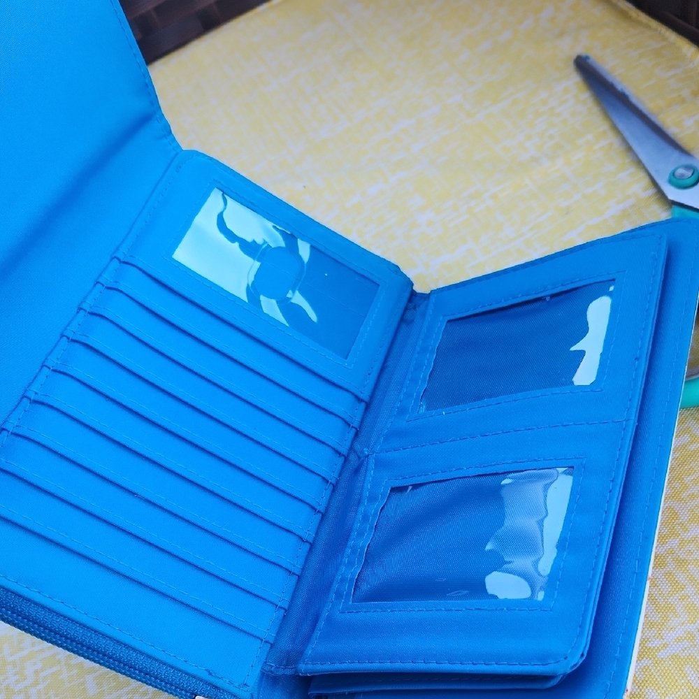 Source Unknown Canvas Wallet with Multicolor Beac… - image 6